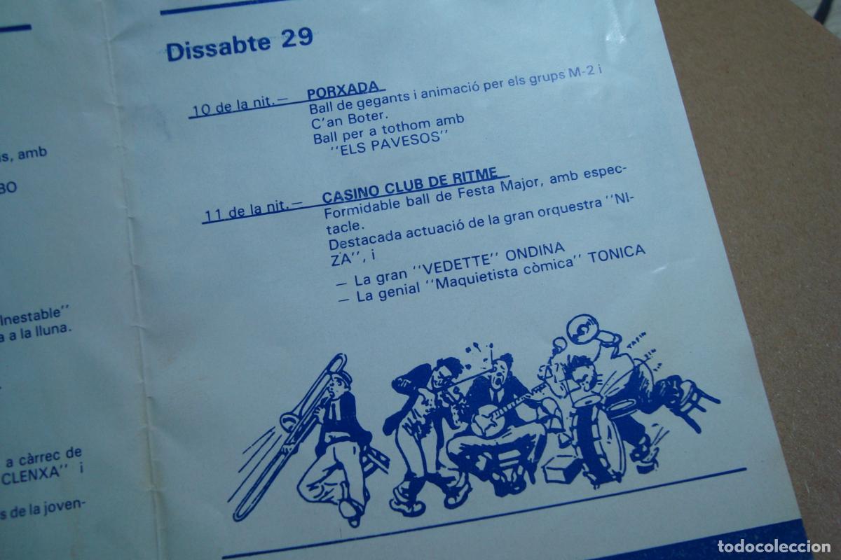 Coleccionismo: ANTIGUO PROGRAMA FIESTA MAYOR GRANOLLERS 1981. - Foto 5
