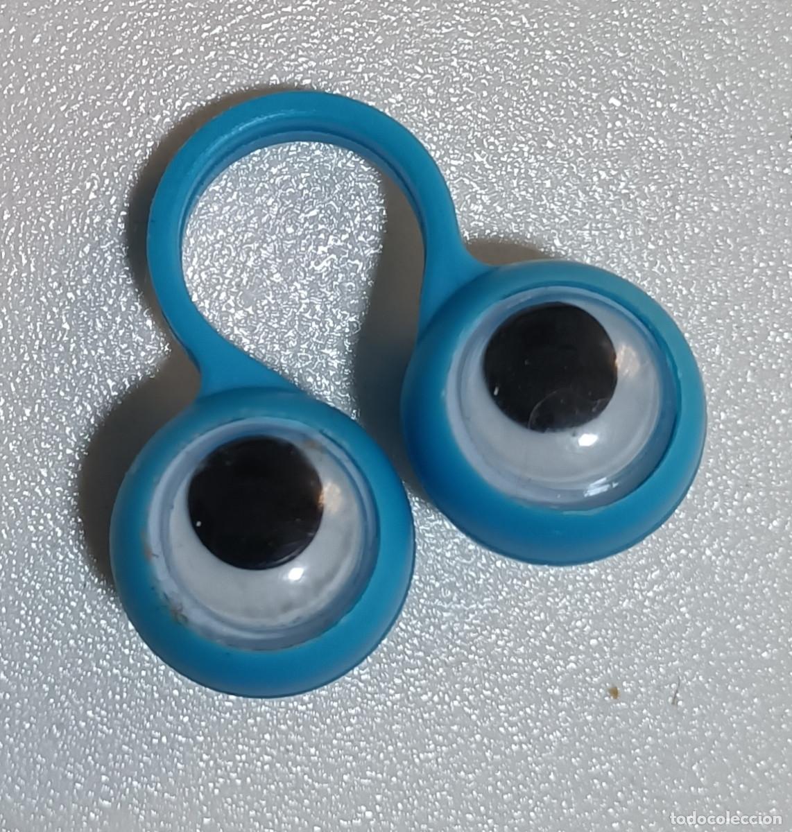 Coleccionismo: googly eye ring marioneta para dedo ojos bebe ni&ntilde;o ojitos moviles eyes