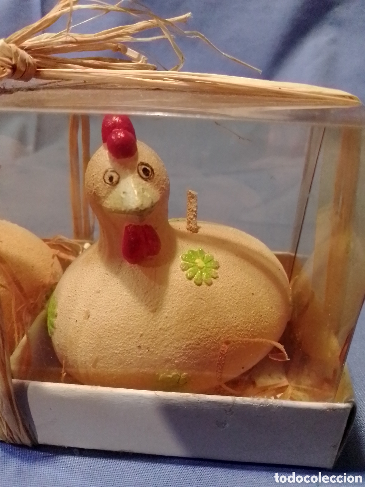 Coleccionismo: Velas perfumadas gallinitas - Foto 2