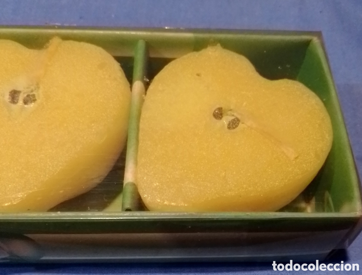 Coleccionismo: Velas perfumadas corazon - Foto 2