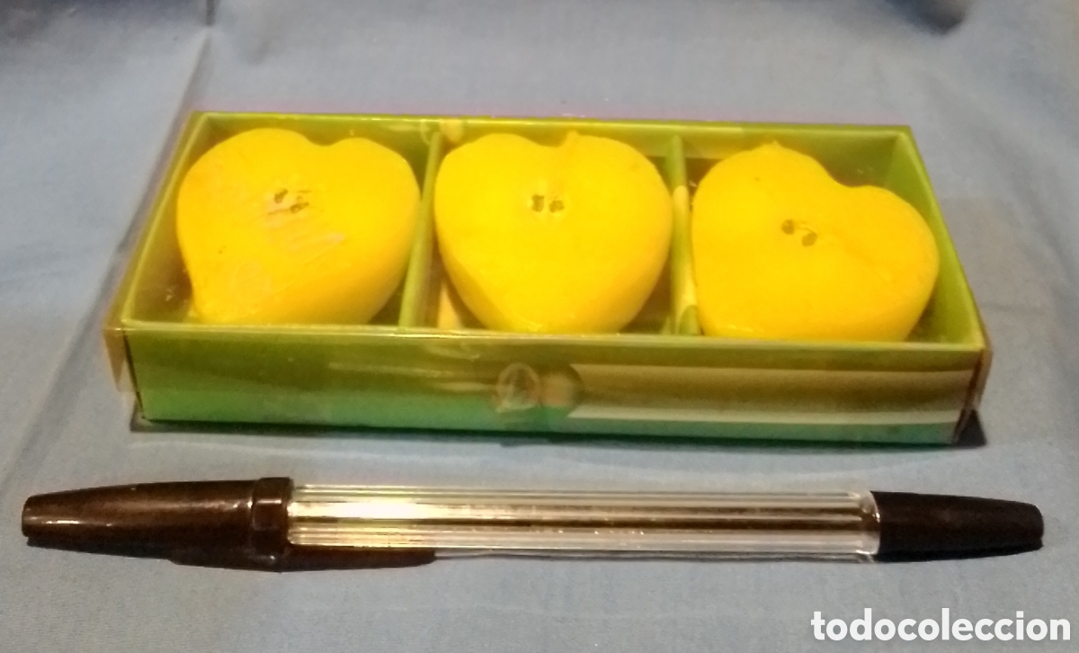 Coleccionismo: Velas perfumadas corazon - Foto 1