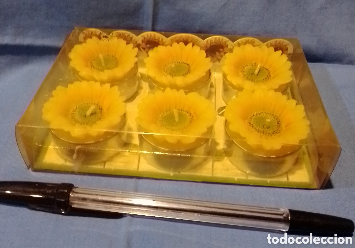 Coleccionismo: Velas perfumadas girasol