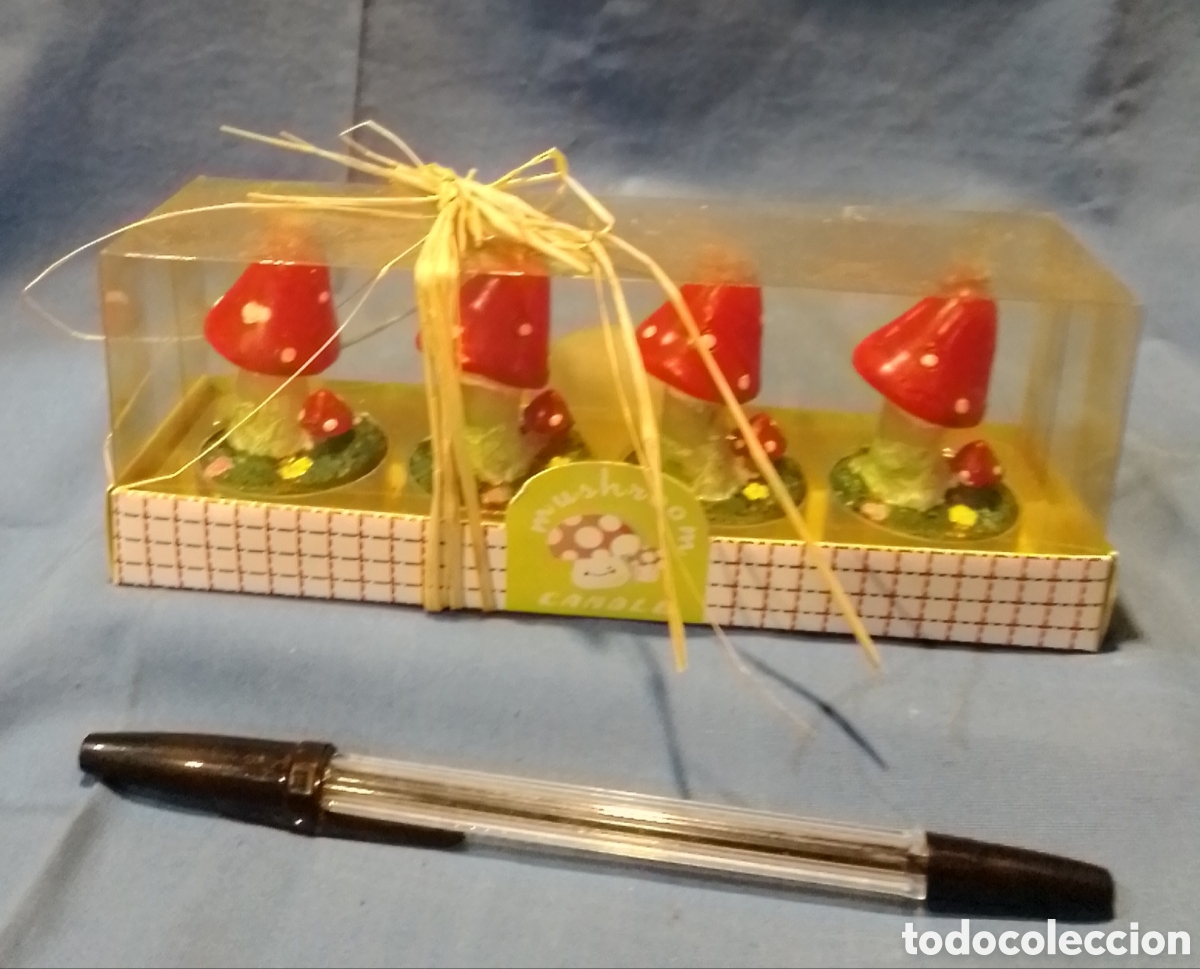Coleccionismo: Velas decorativas perfumadas seta
