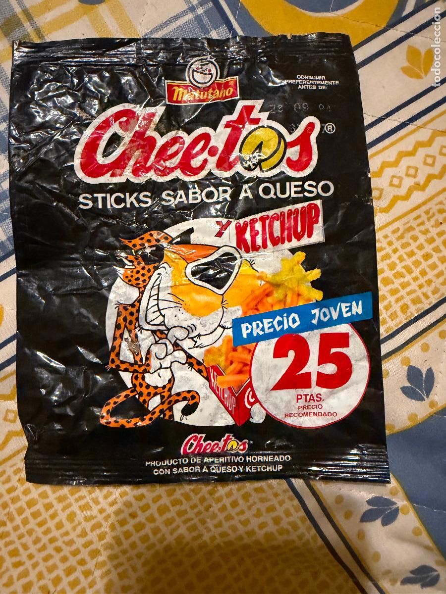 Coleccionismo: Envoltorio cheetos 25 pts