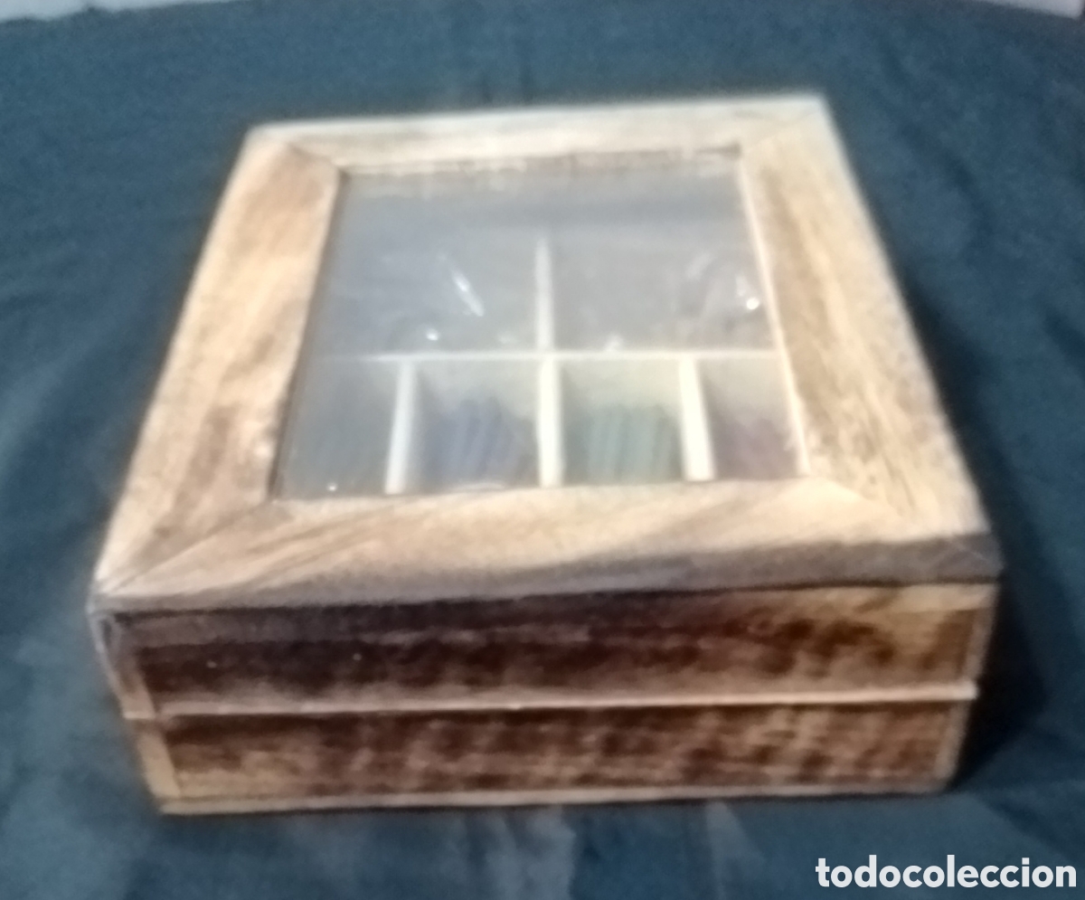 Coleccionismo: Caja de madera con inciensos - Foto 3