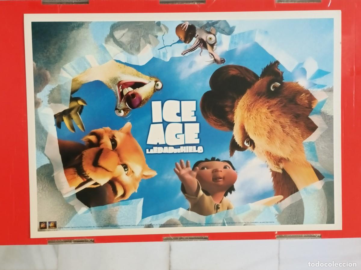 Coleccionismo: L&Aacute;MINA ORIGINAL PEL&Iacute;CULA, ICE AGE, LA EDAD DEL HIELO, 42X30 CM. NUEVA.