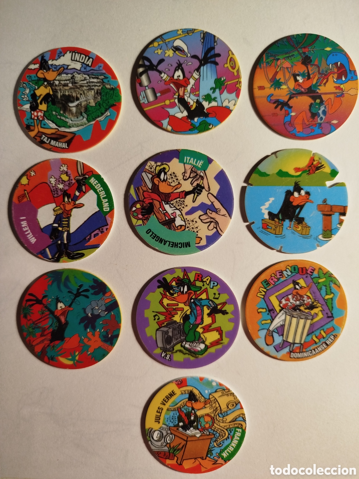 Coleccionismo: Lote tazos Looney Toons