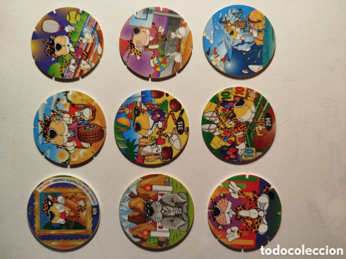 Coleccionismo: Lote tazos de Chester