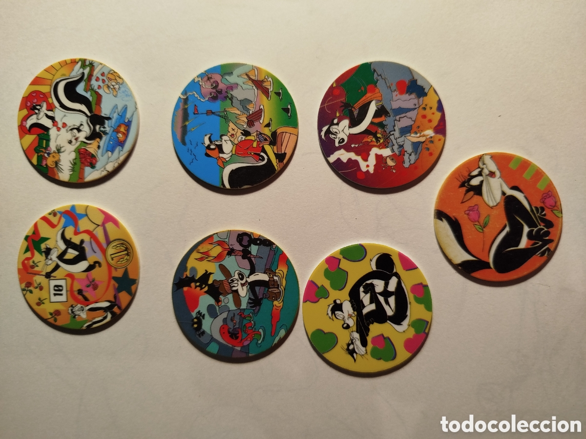 Coleccionismo: Lote tazos de Looney Toons