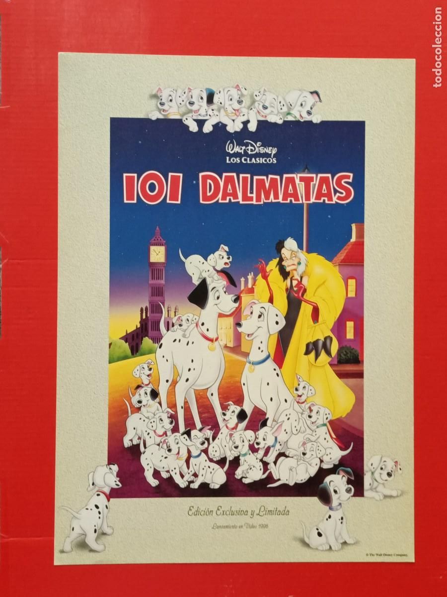 Colecionismo: L&Aacute;MINA ORIGINAL WALT DISNEY. PEL&Iacute;CULA 101 D&Aacute;LMATAS. 34X24 CM. NUEVA.
