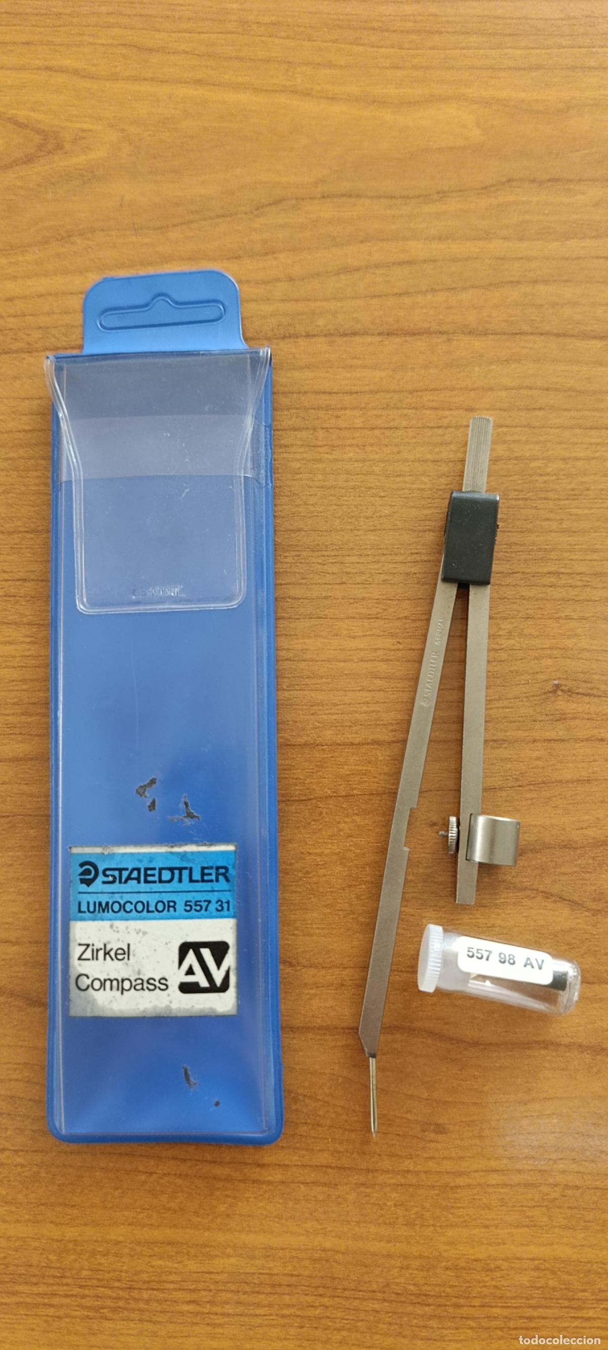 Coleccionismo: COMPAS LUMOCOLOR 557 31 STAEDTLER. DE TIENDA