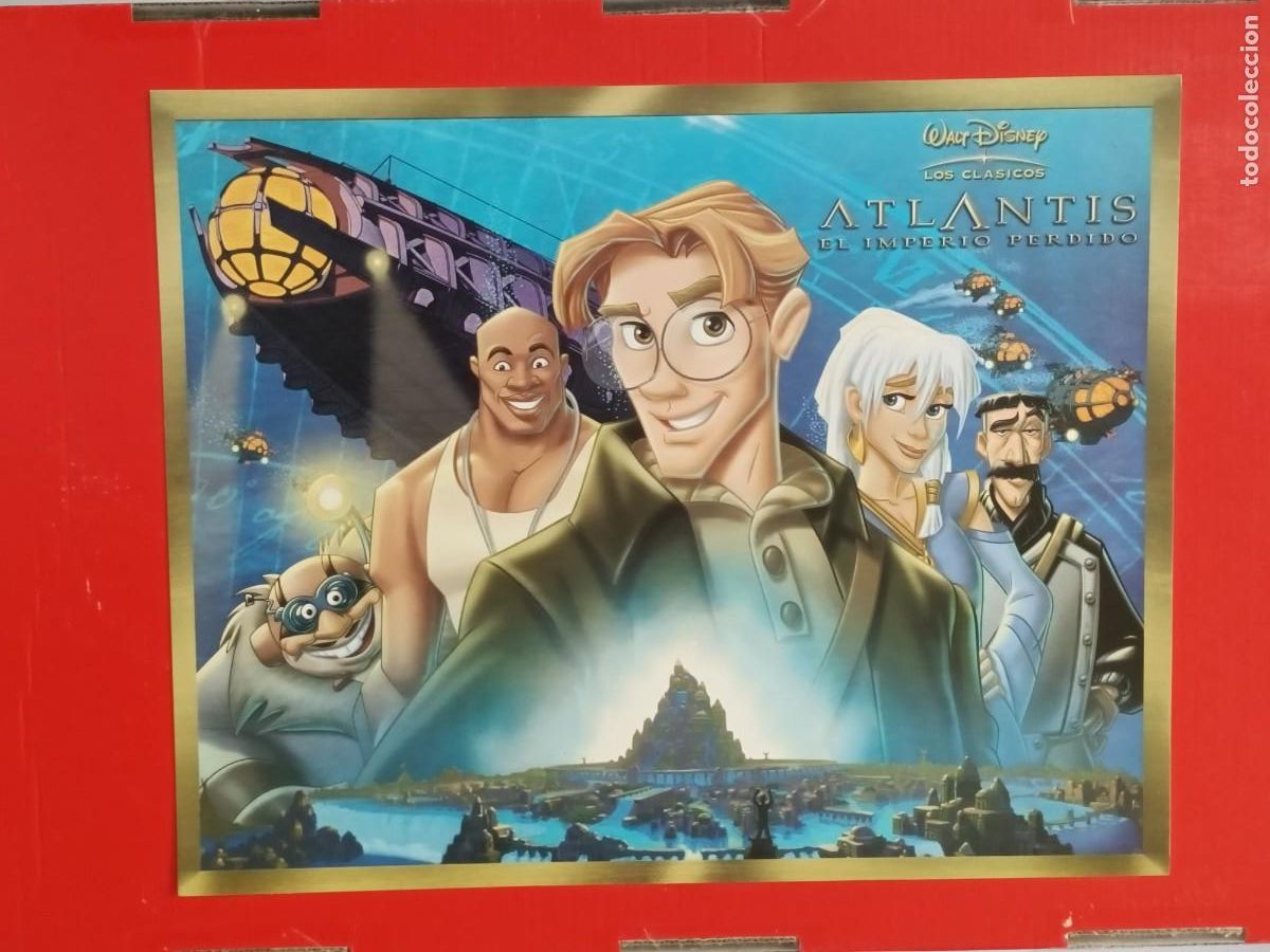 Coleccionismo: L&Aacute;MINA LITOGRAFIA ORIGINAL WALT DISNEY. ATLANTIS EL IMPERIO PERDIDO. 27X34, CM.
