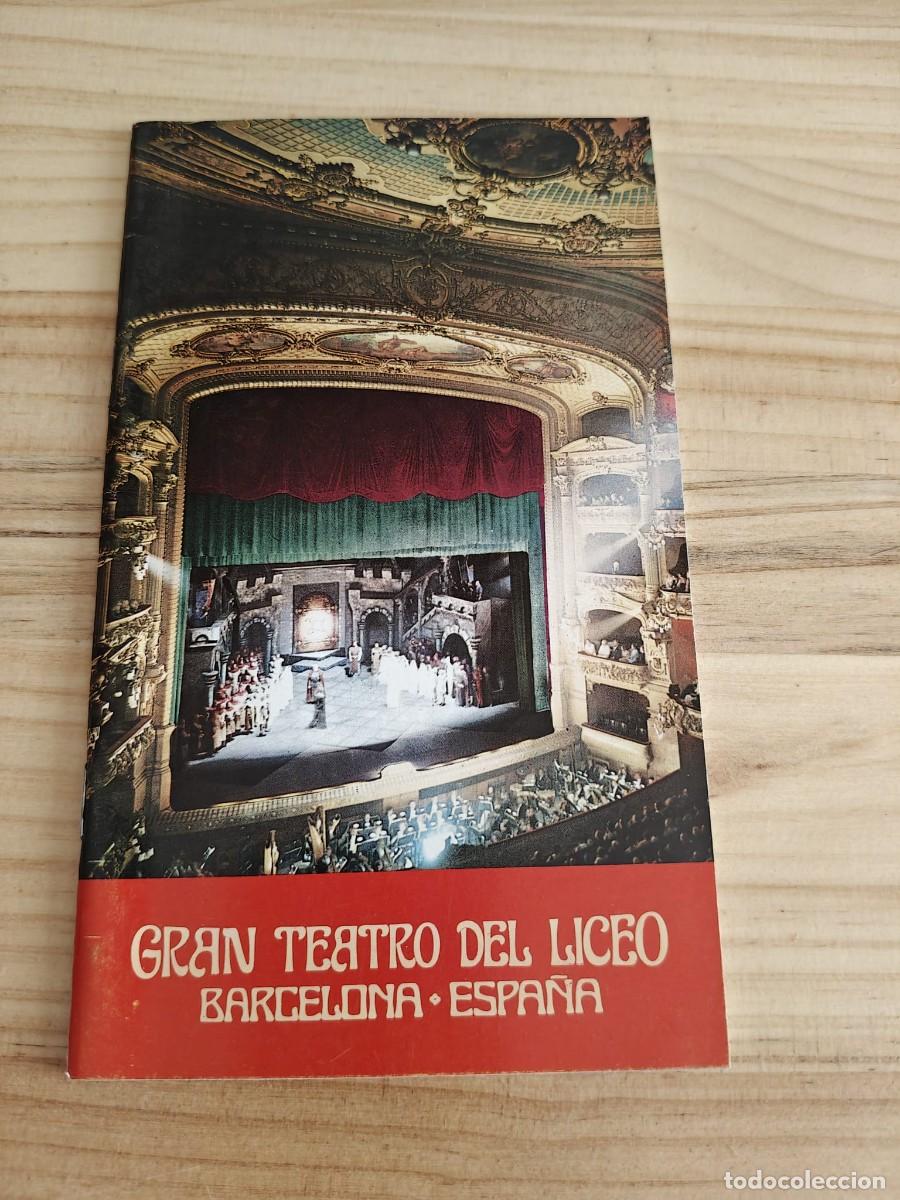 Coleccionismo: Lote programas 75-81 del Gran Teatro del Liceo