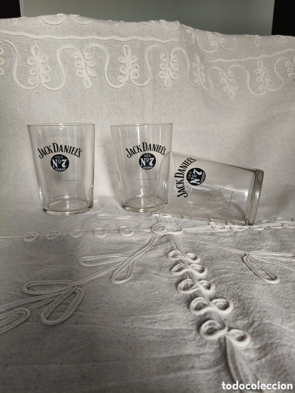 Coleccionismo: Set de 12 vasos &rdquo;Jack Daniels&rdquo; Old No 7 ! NUEVOS A ESTRENAR!