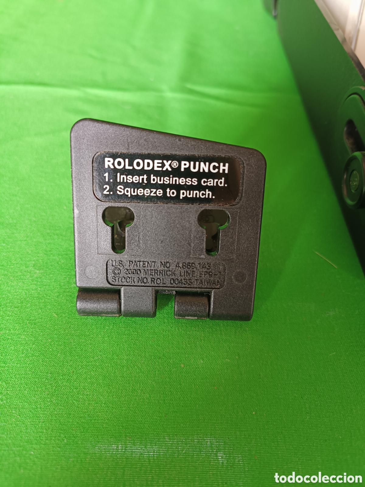 Coleccionismo: Rolodex portable set + punch - Foto 2