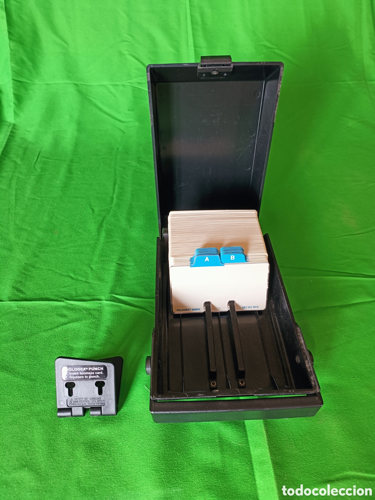 Coleccionismo: Rolodex portable set + punch - Foto 1