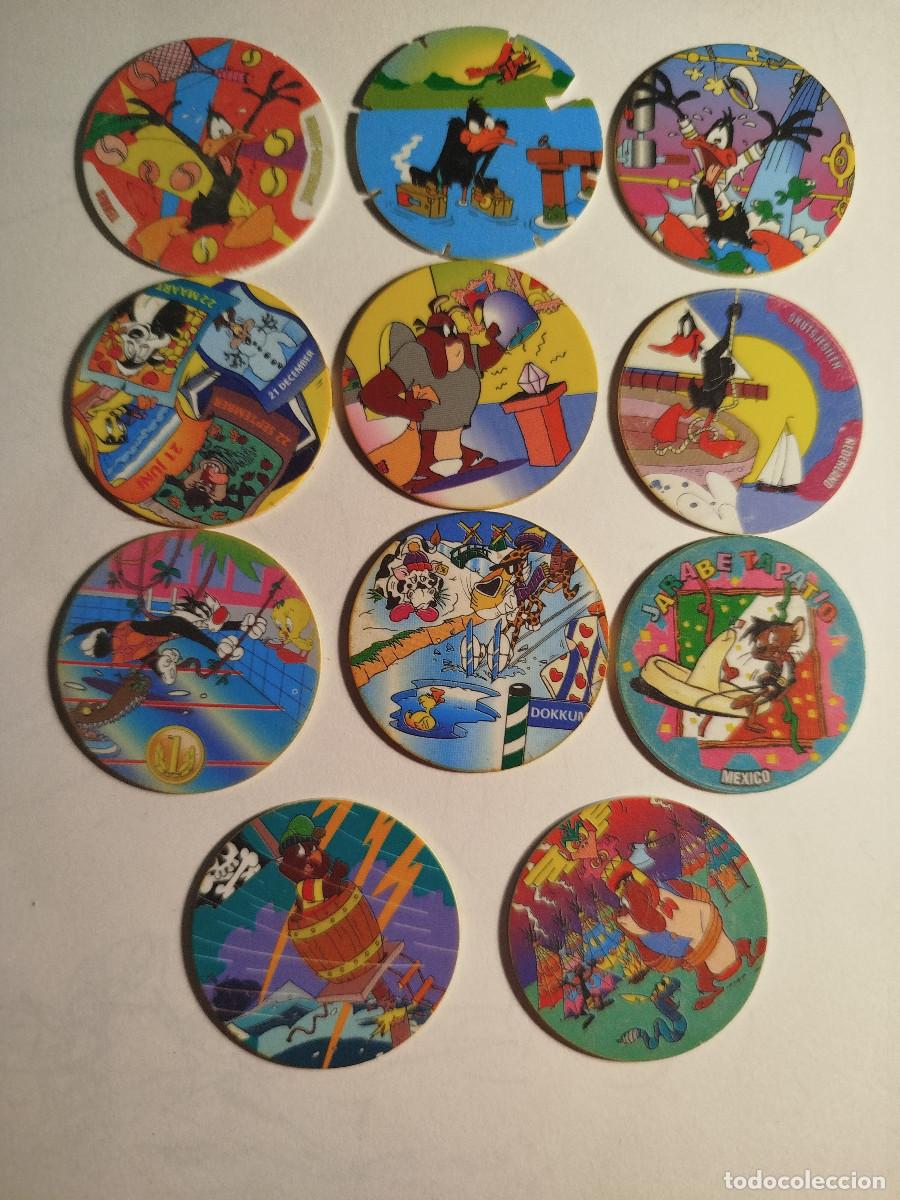 Coleccionismo: Lote tazos de Looney Toons
