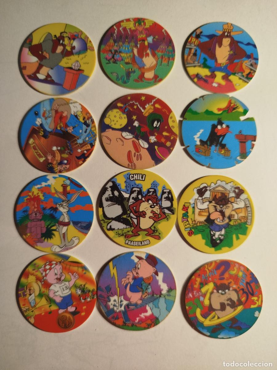Coleccionismo: Lote tazos de Looney Toons