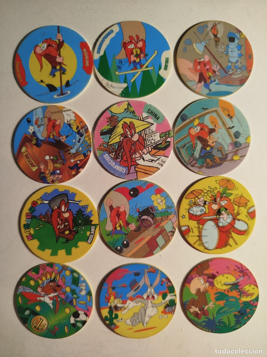 Coleccionismo: Lote tazos de Looney Toons