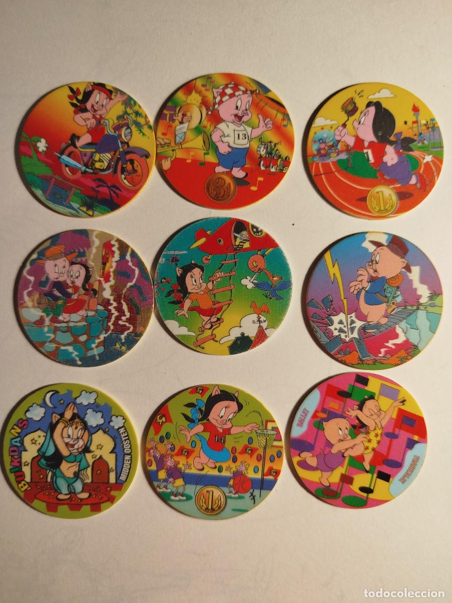 Coleccionismo: Lote tazos de Looney Toons