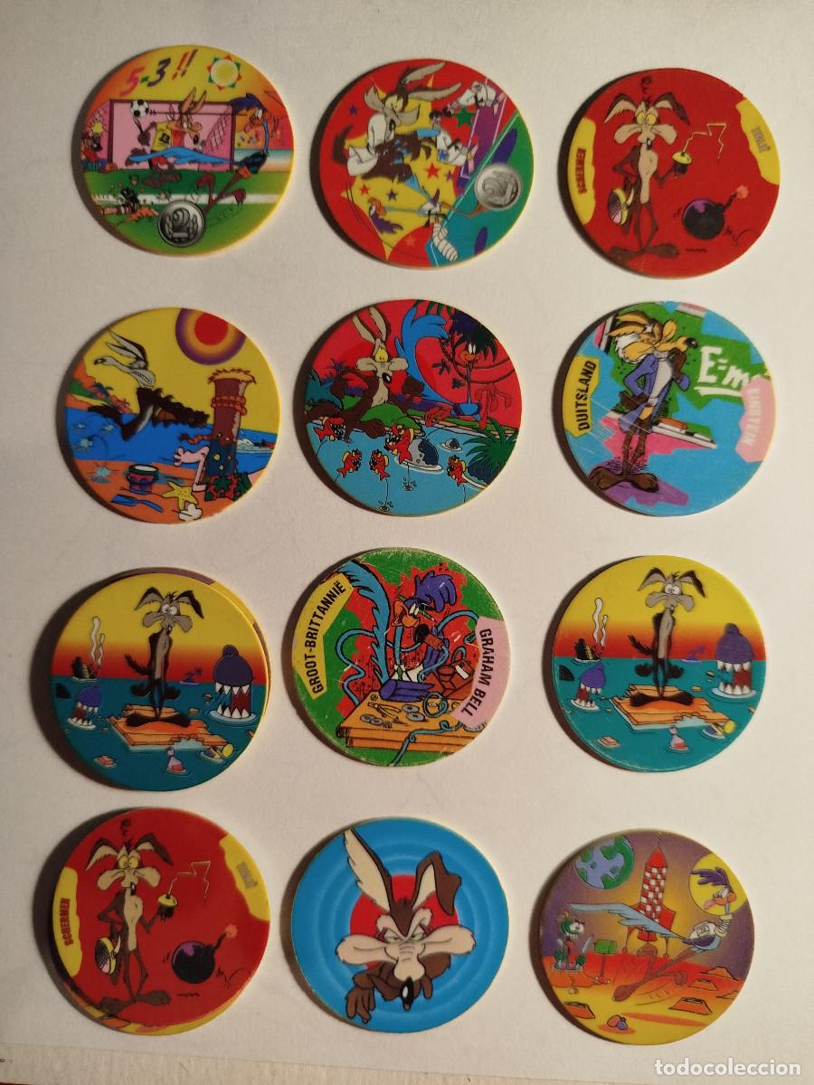 Coleccionismo: Lote tazos de Looney Toons