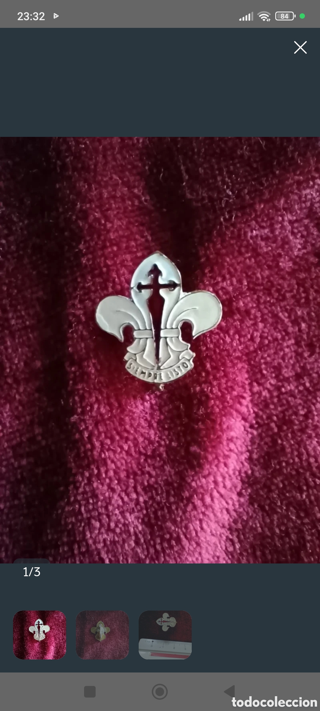 Coleccionismo: Insignia espa&ntilde;ola boys scouts - Foto 1
