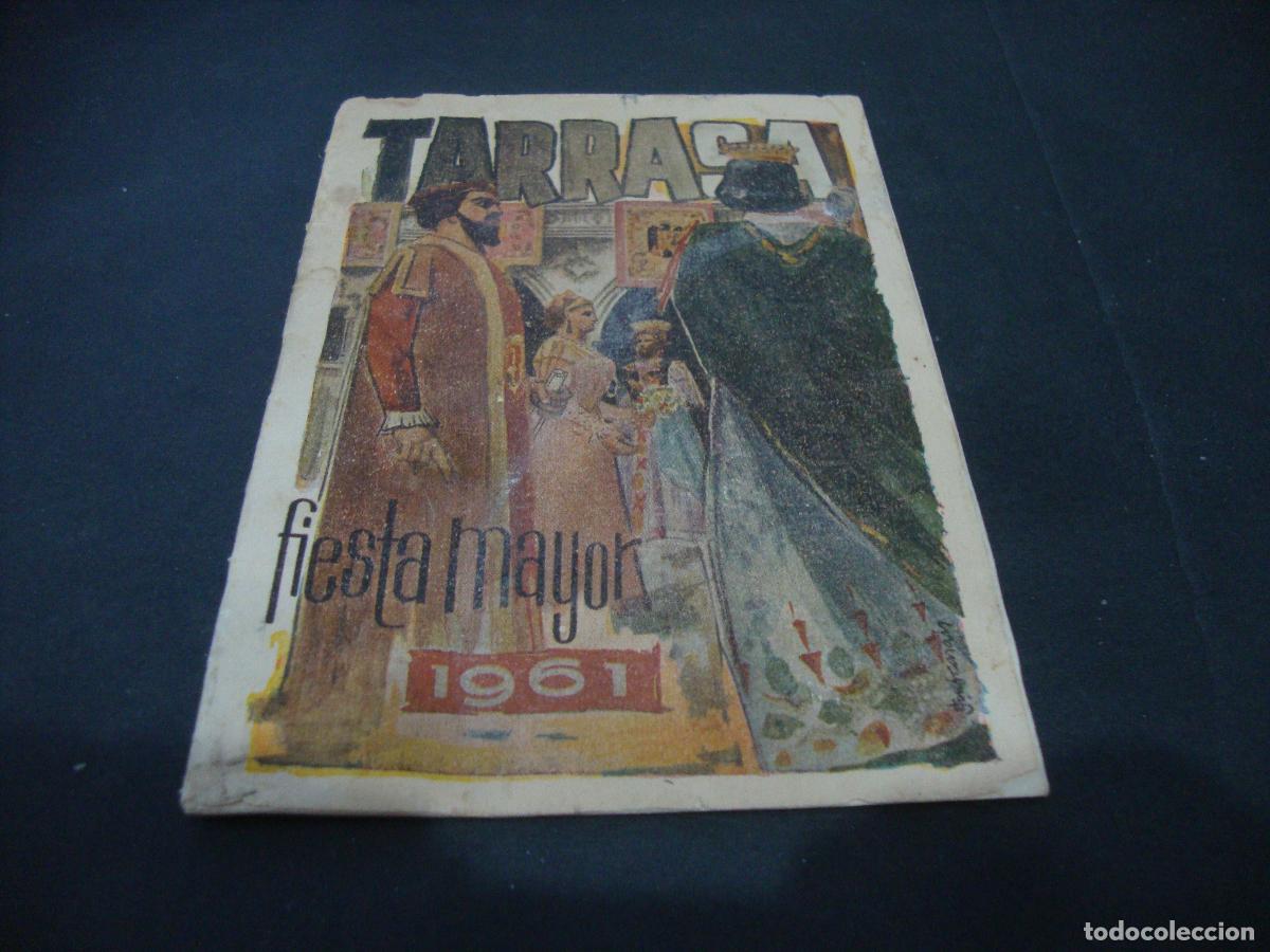 Coleccionismo: PROGRAMA FIESTA MAYOR TARRASA 1961
