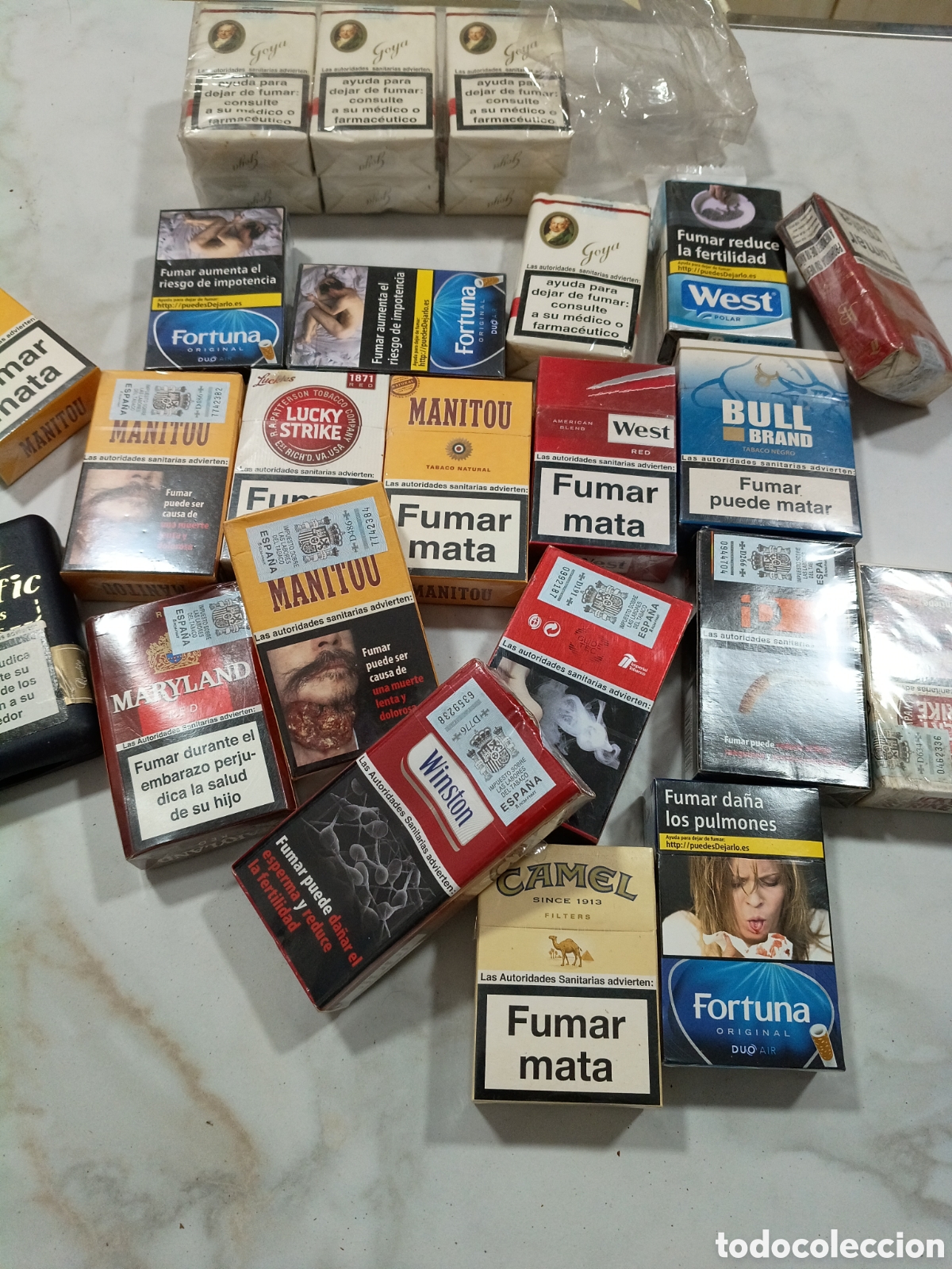 Coleccionismo: Cajetillas tabaco antiguos