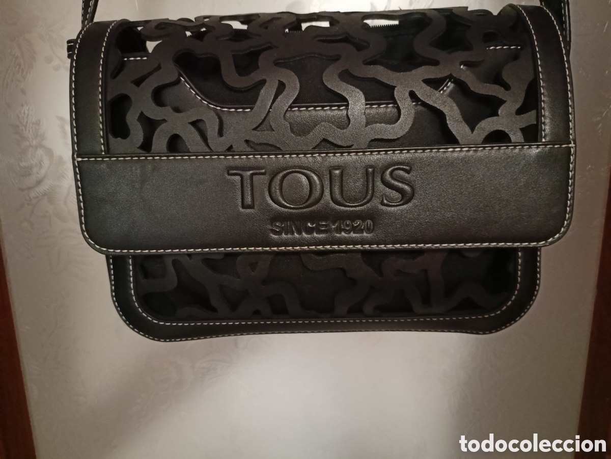 Coleccionismo: Tous, bolso bandolera negro.