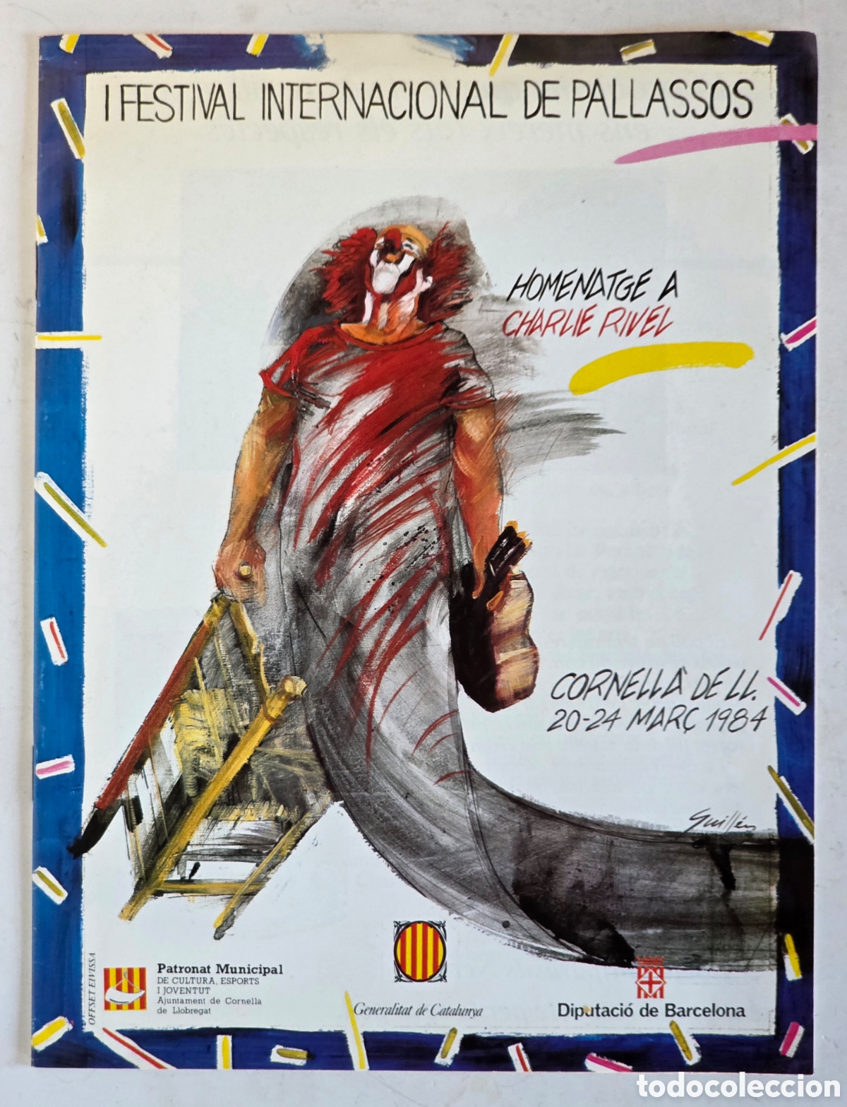 Collectionnisme: Folleto Programa I Festival Internacional Pallassos 1984 Homenatge Charlie Rivel Circo Clown Payaso