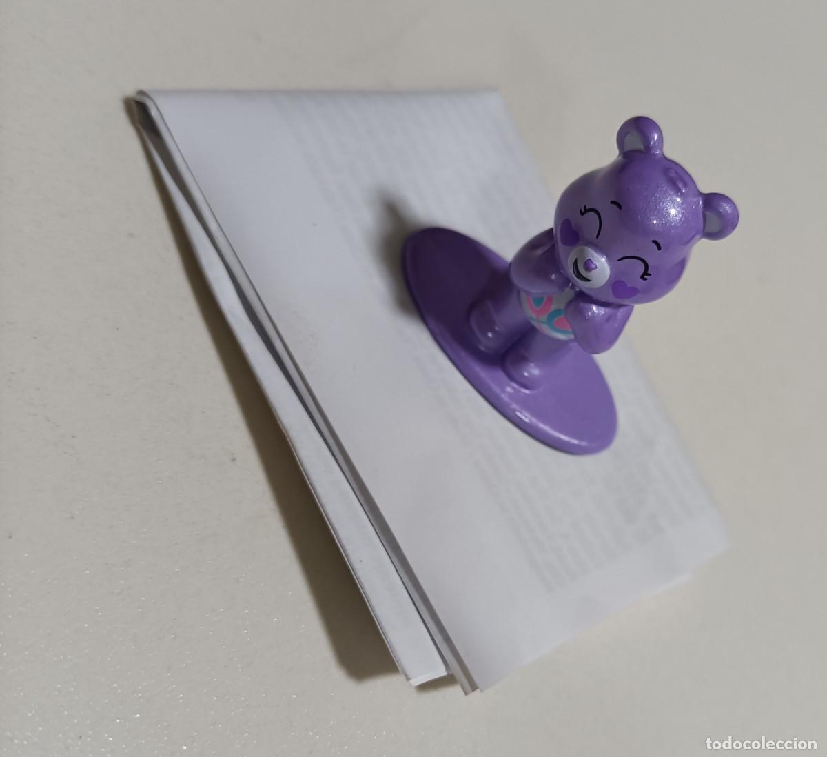 Coleccionismo: jada carebear care bear pink rosa peana metalico mu&ntilde;equito miniatura osos amorosos
