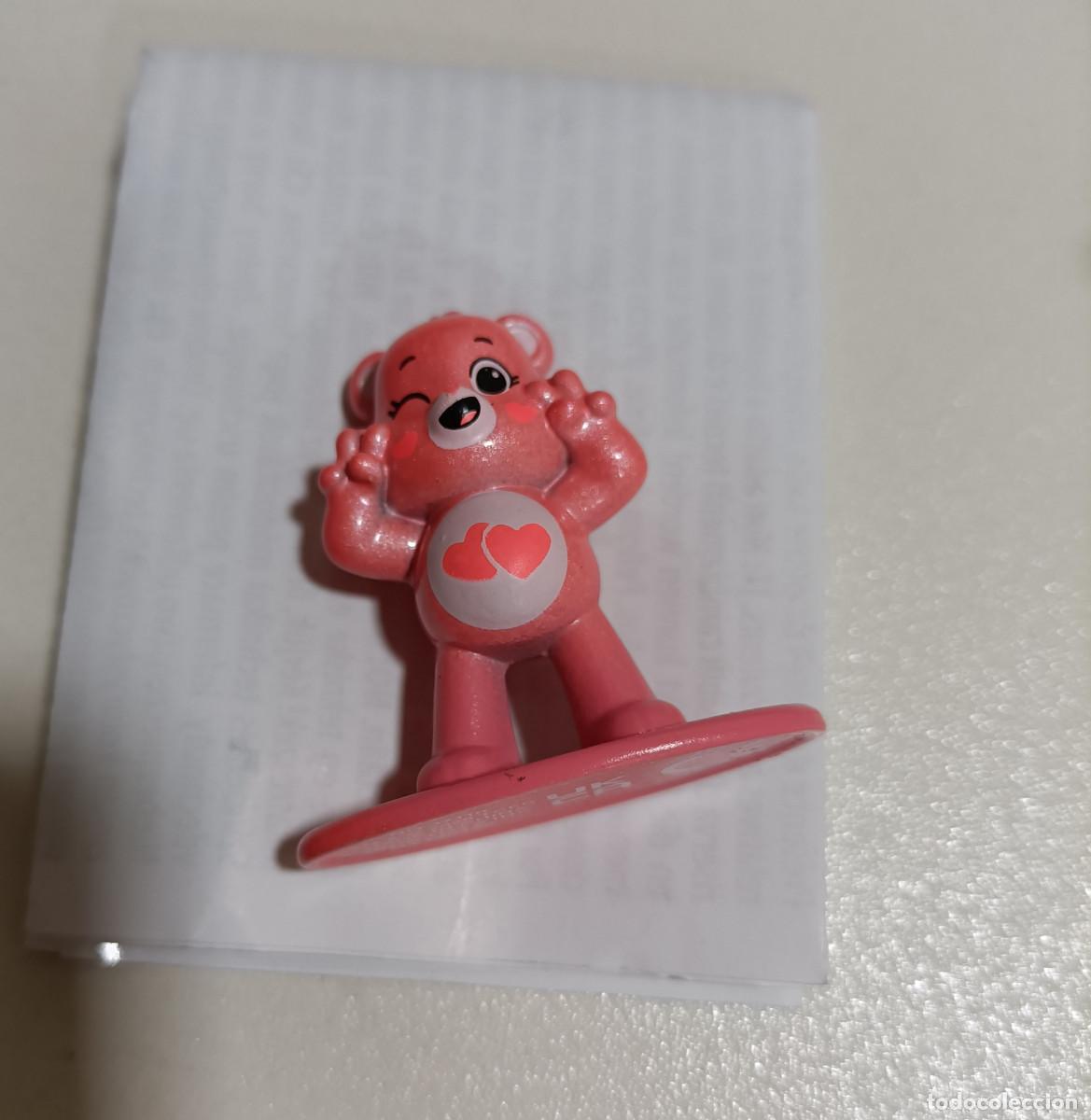 Coleccionismo: jada carebear care bear pink rosa peana metalico mu&ntilde;equito miniatura osos amorosos