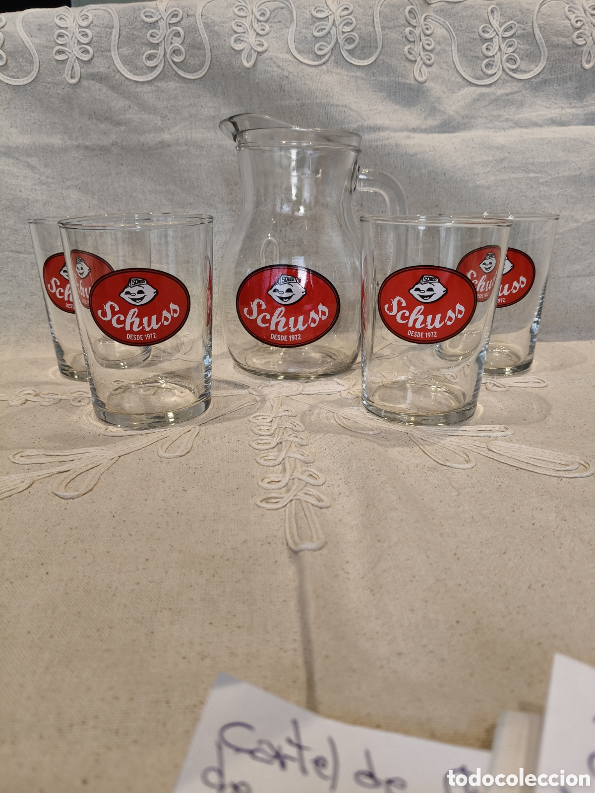 Coleccionismo: Set vintage (jarra 1 l. + 4 vasos de 50 cl. Coleccionismo. NUEVO SIN ESTRENAR.
