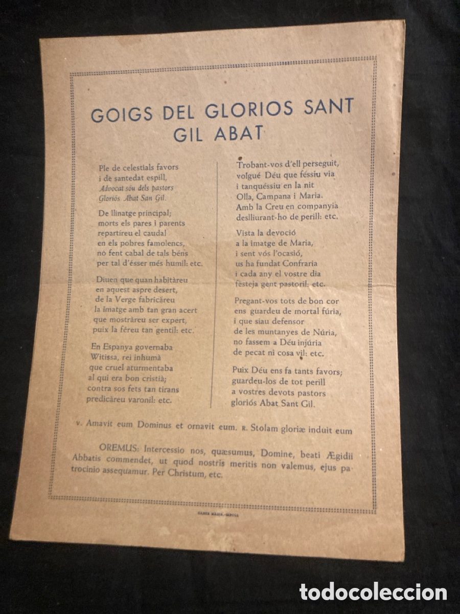 Coleccionismo: Goigs de la mare de deu de Nuria - Foto 3