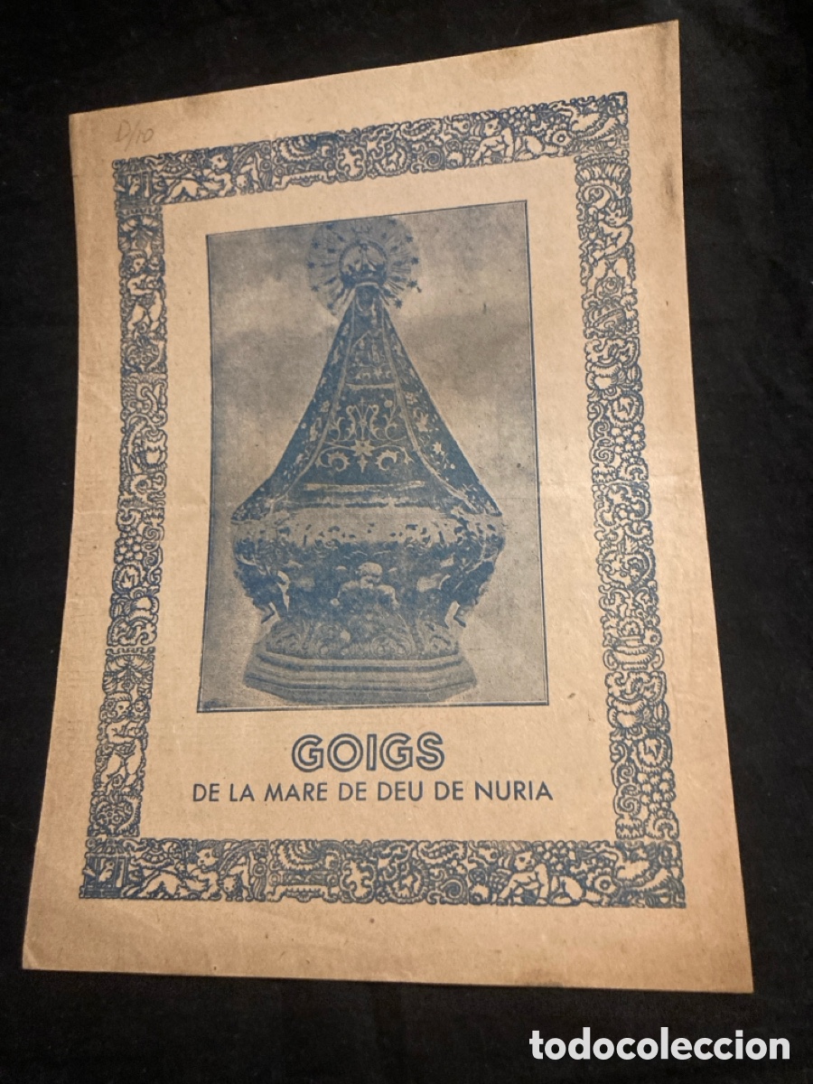 Coleccionismo: Goigs de la mare de deu de Nuria - Foto 1