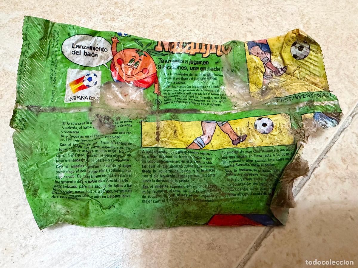 Coleccionismo: Envoltorio de naranjitos mundial 82 - Foto 2