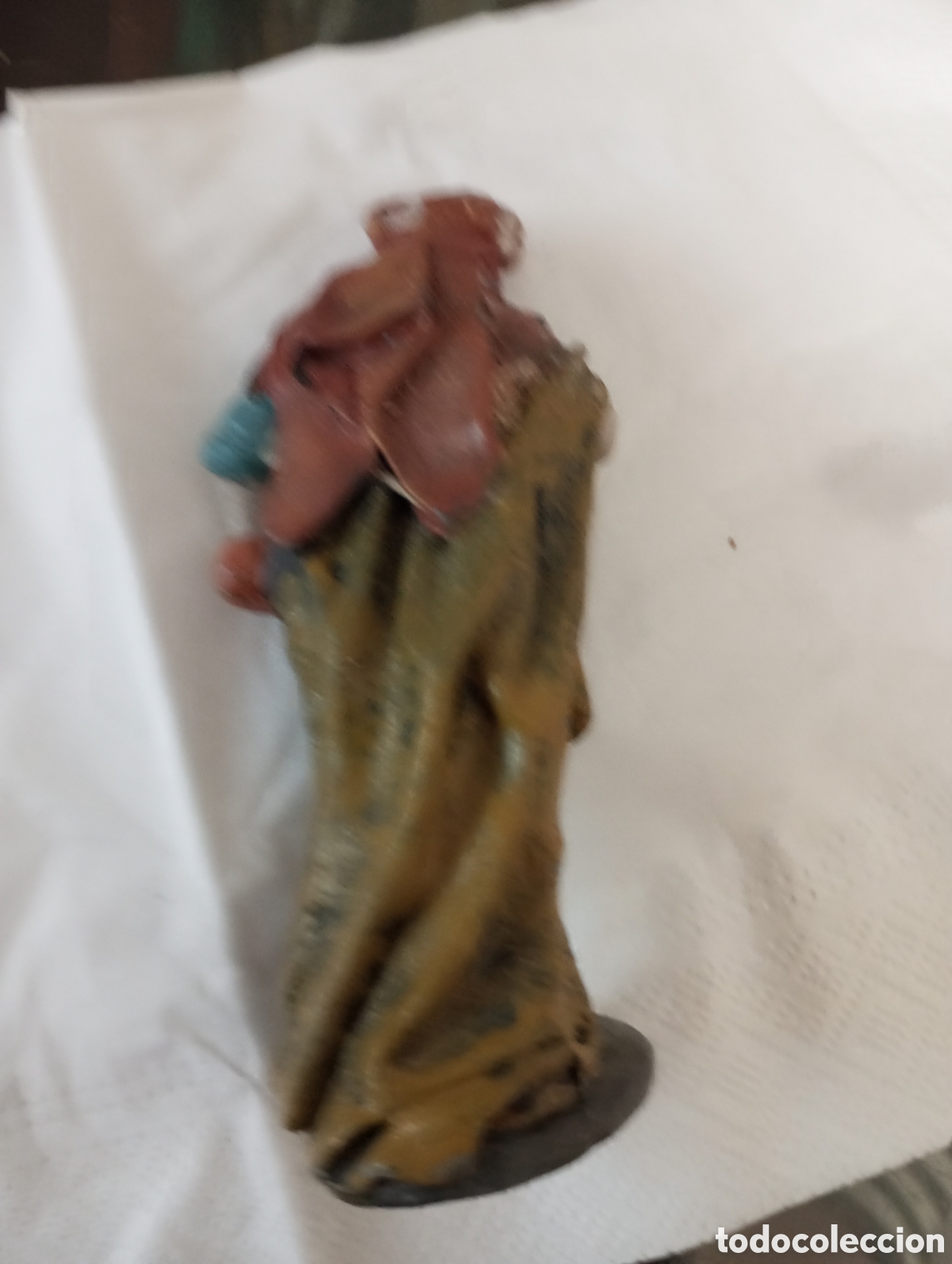 Coleccionismo: Figura de bel&eacute;n En resina mide 10 cms - Foto 2