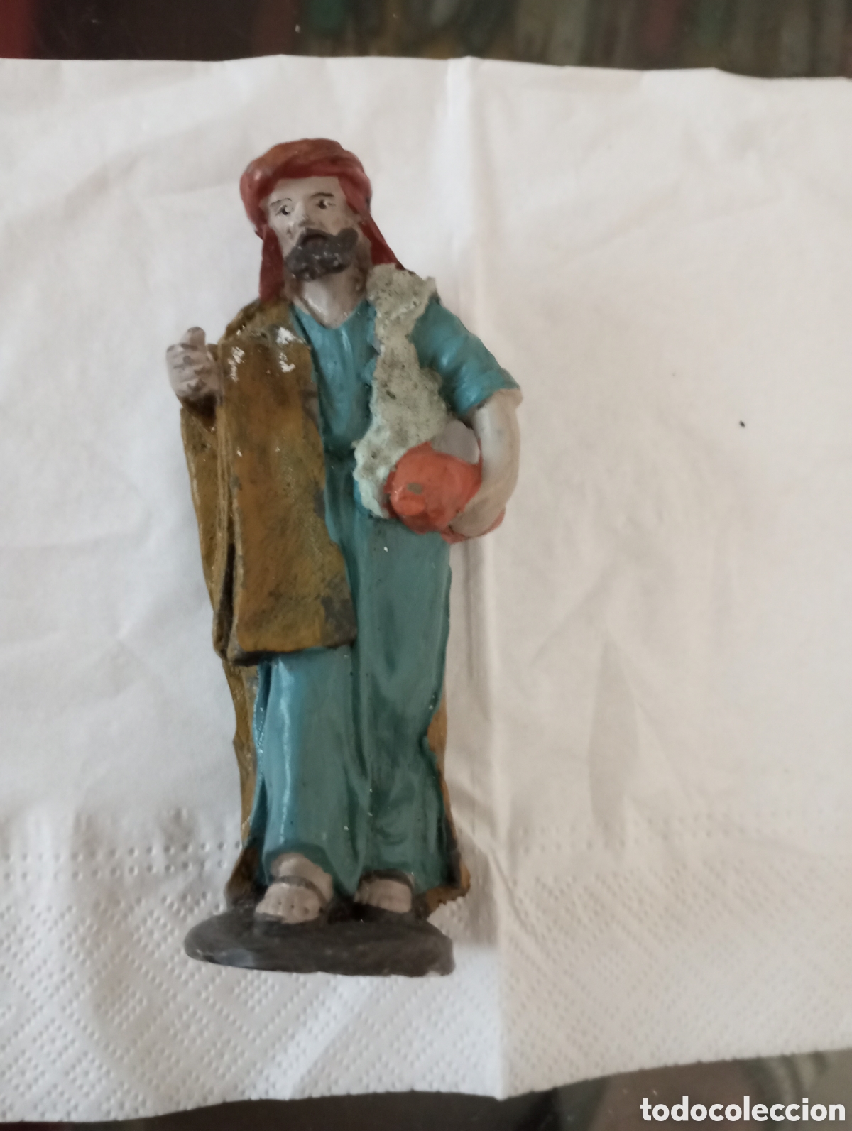 Coleccionismo: Figura de bel&eacute;n En resina mide 10 cms