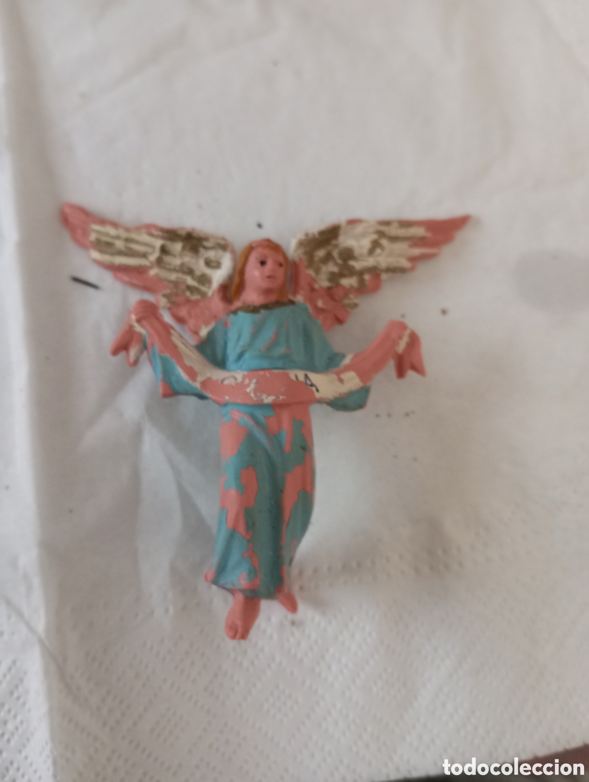 Coleccionismo: Figura &aacute;ngel bel&eacute;n En plastico 6 cms