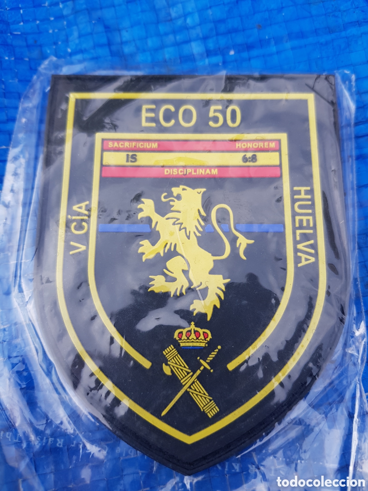 Coleccionismo: PARCHE DE LA GUARDIA CIVIL DE HUELVA ECO 50 CON VELCRO