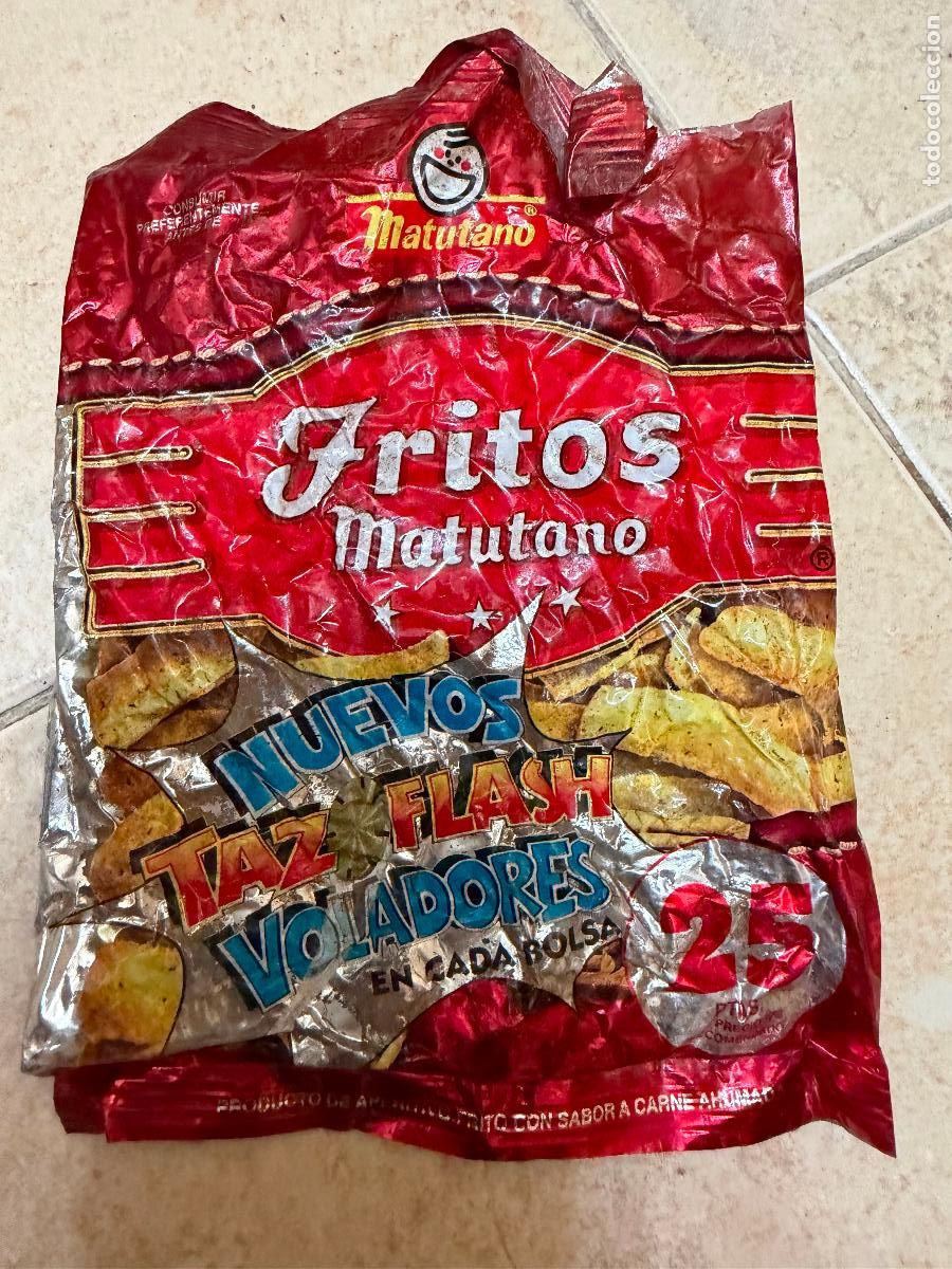Coleccionismo: Envoltorio fritos tazos voladores