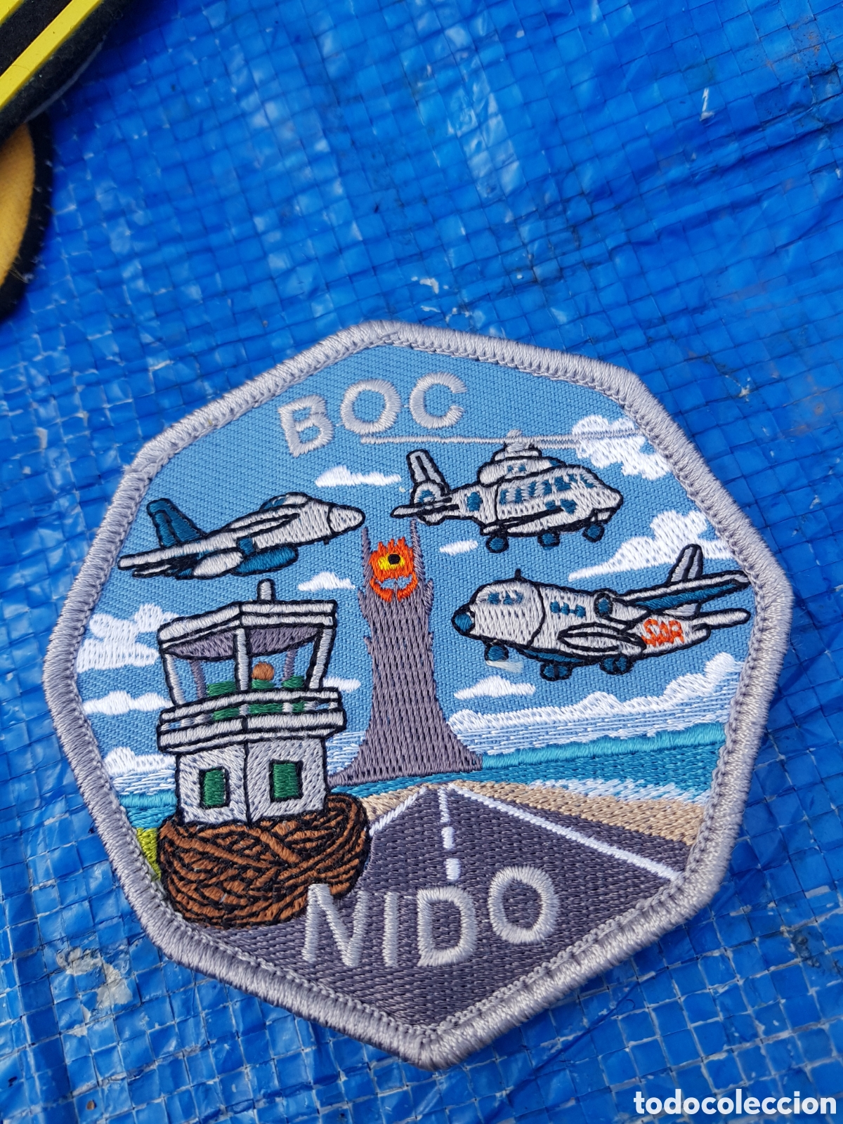 Coleccionismo: PARCHE AERON&Aacute;UTICA BOC NIDO - Foto 1