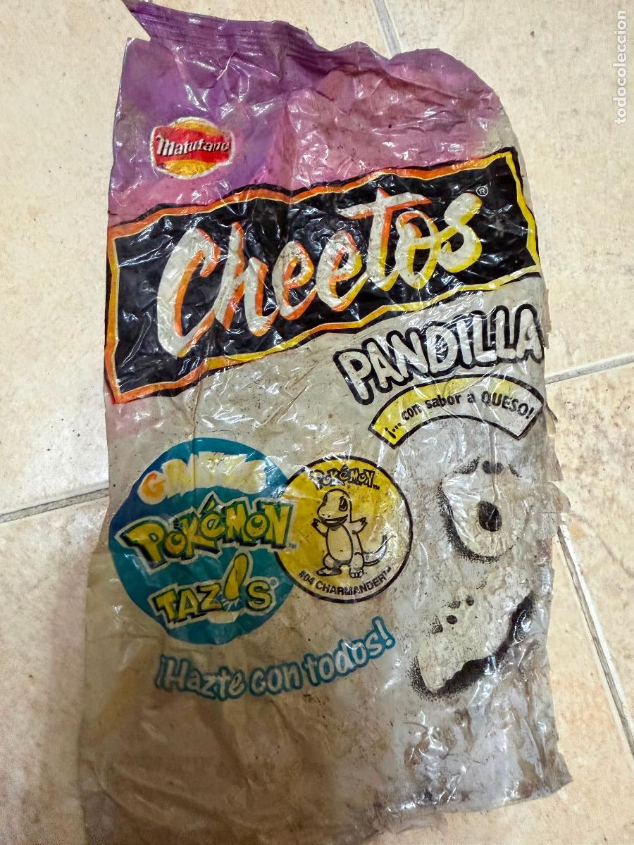 Coleccionismo: Envoltorio cheetos pandilla pokemon