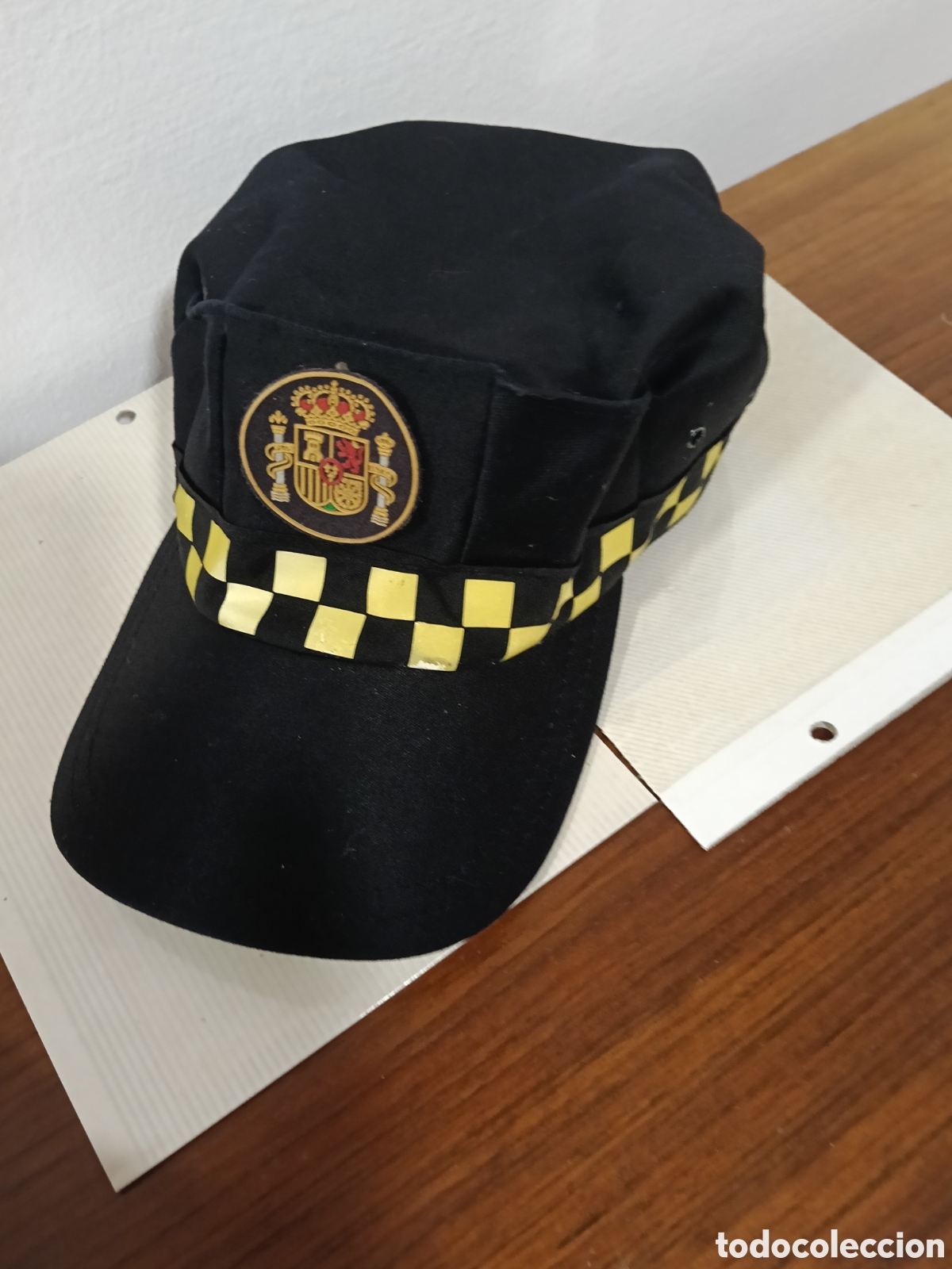 Coleccionismo: Gorra oficial polic&iacute;a - Foto 1