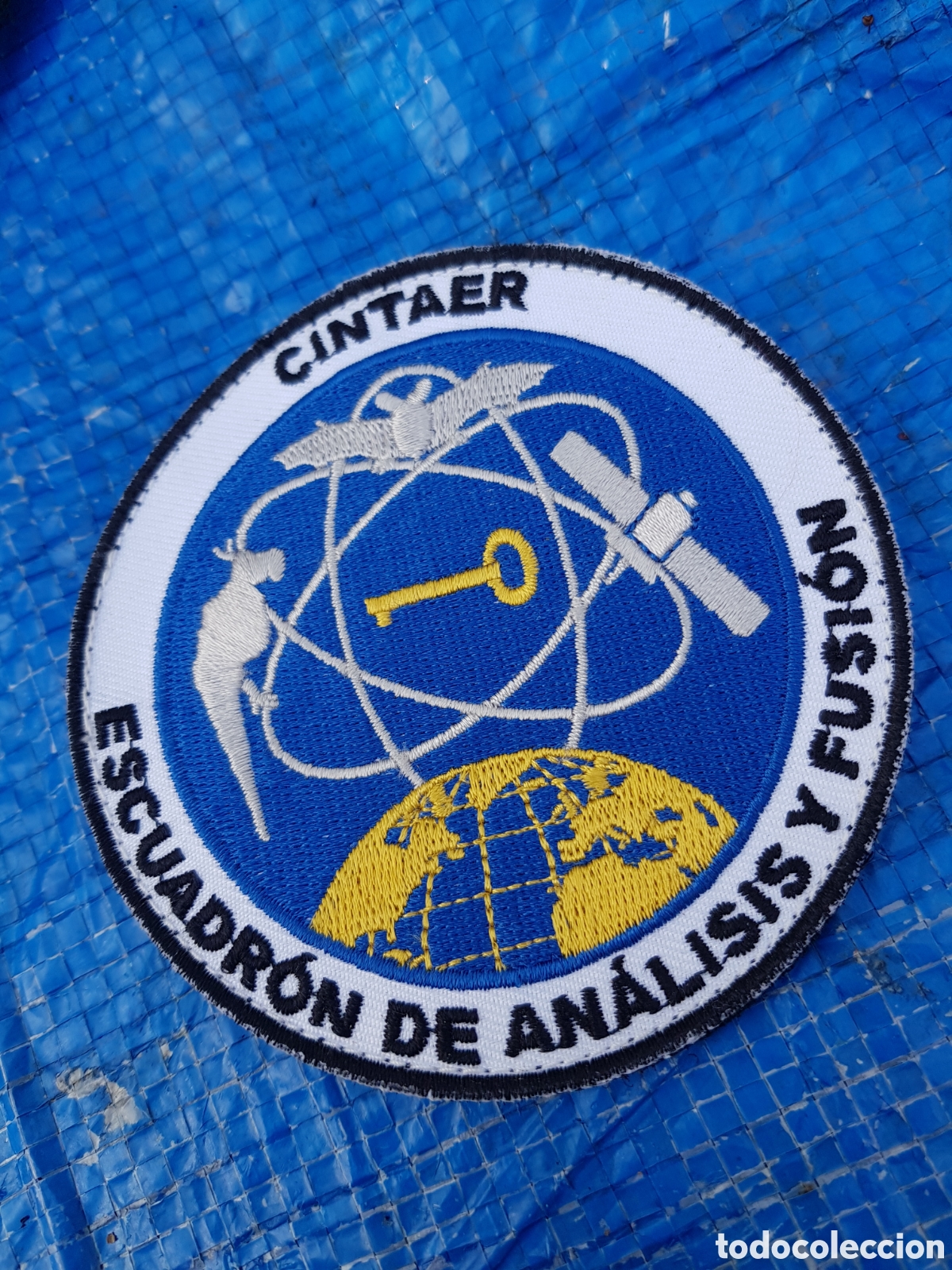 Coleccionismo: PARCHE AERON&Aacute;UTICA ESCUADR&Oacute;N DE AN&Aacute;LISIS Y FUSION