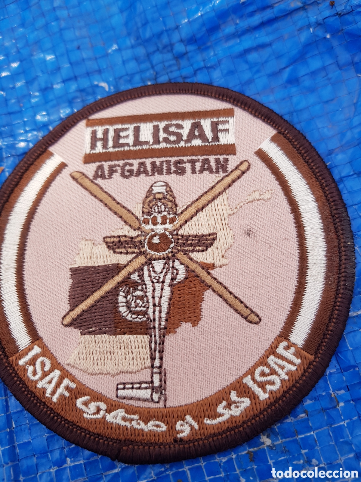 Coleccionismo: PARCHE MILITAR AFGANIST&Aacute;N ISAF