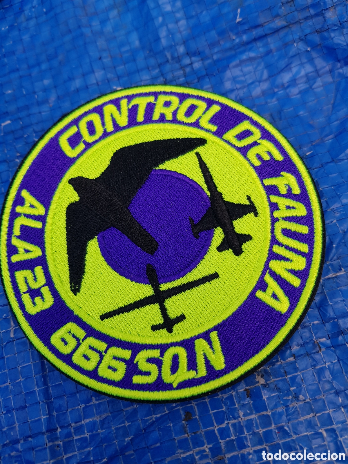 Coleccionismo: PARCHE AERON&Aacute;UTICA ALA 23 CONTROL DE FAUNA