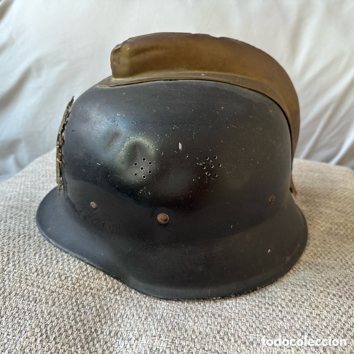 Coleccionismo: Casco antiguo Bomberos de Madrid - Foto 2