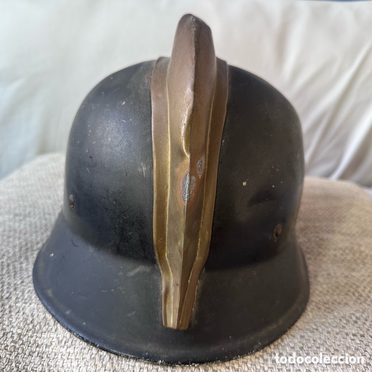Coleccionismo: Casco antiguo Bomberos de Madrid - Foto 3