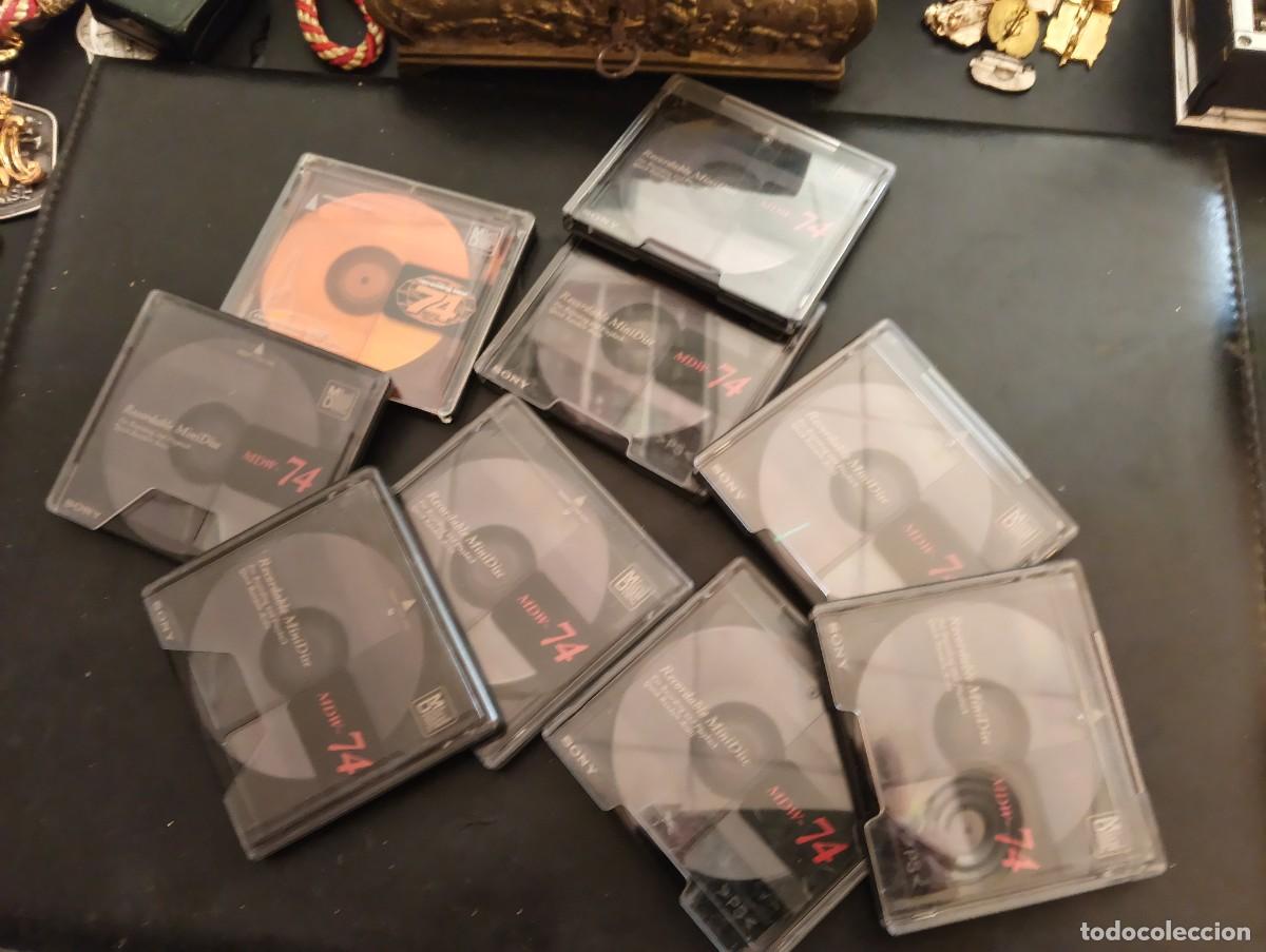 Coleccionismo: LOTE DE 9 DISCOS USADOS MINIDISC TDK MD 74 MIN. - REGRABABLES SIN FIN - CON FUNDAS